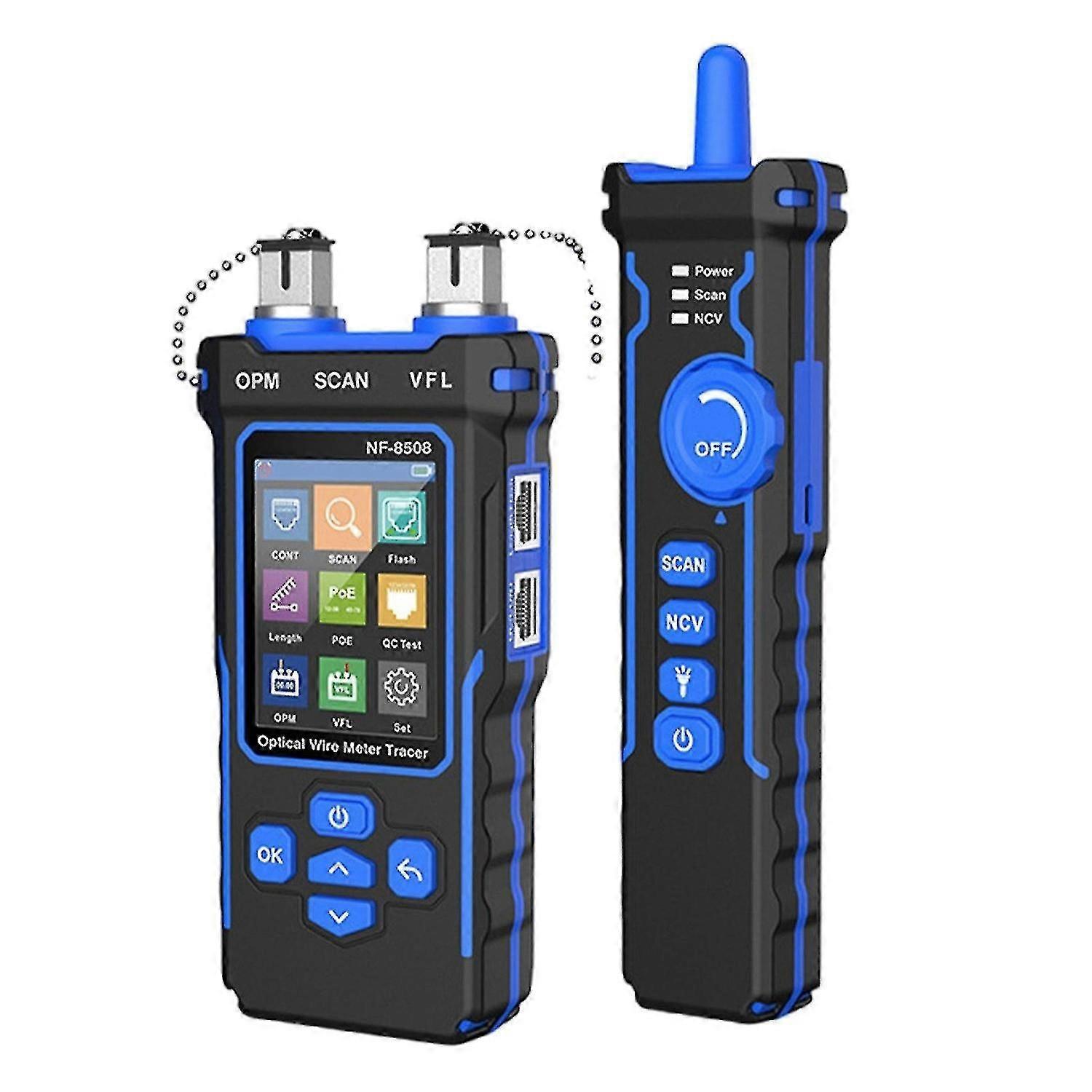 Nf-8508 Lcd Digital Network Cable Tester Optical Network Linefinder Rechargeable Fg