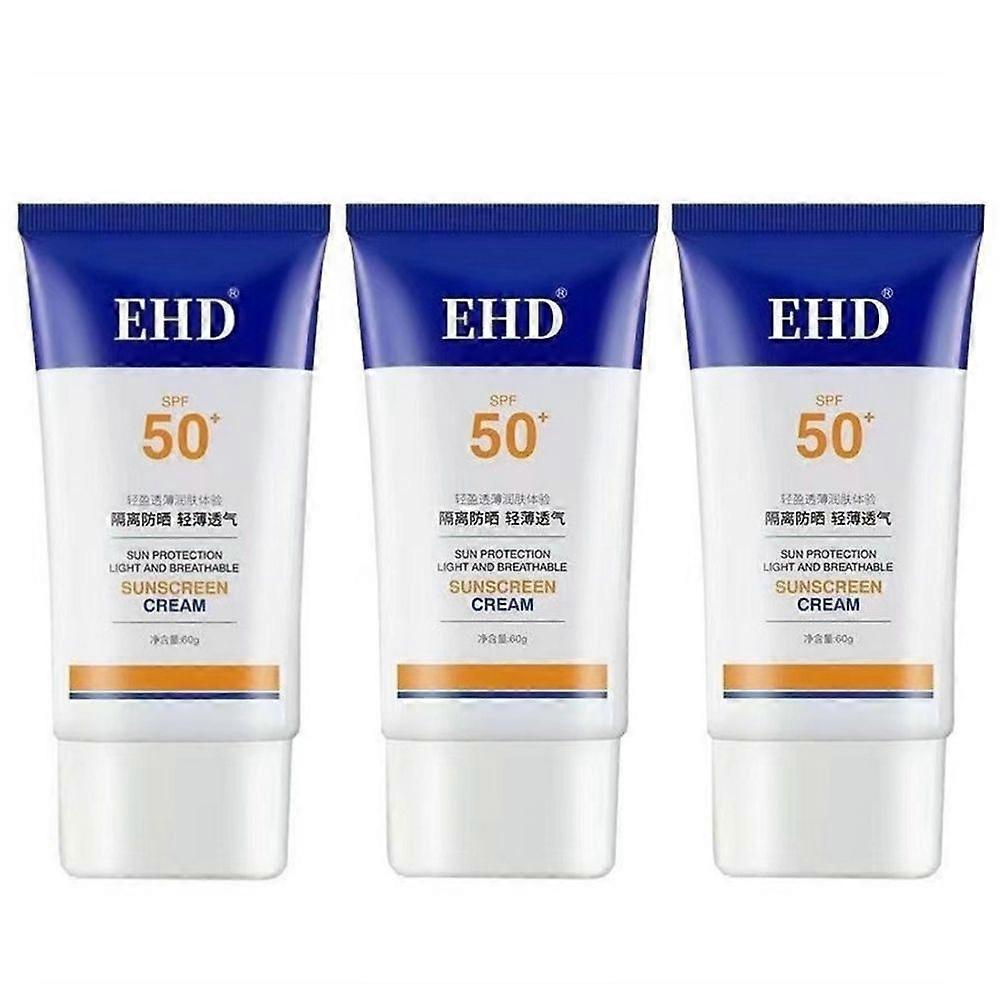 1-3X EHD sunscreen: Light and non-greasy, protection against UV rays