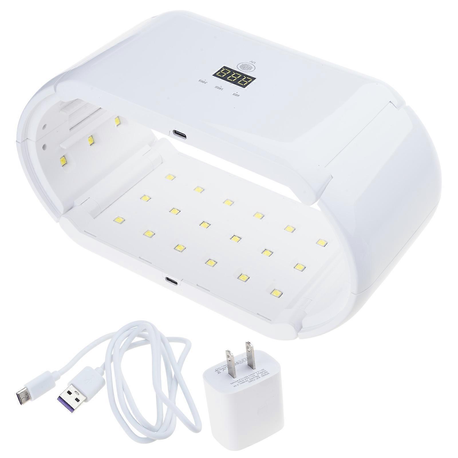 Versatile 96W UV Resin Lamp with Customizable Timer Fast Curing UV Light with Time Settings Practical Nails Accessories