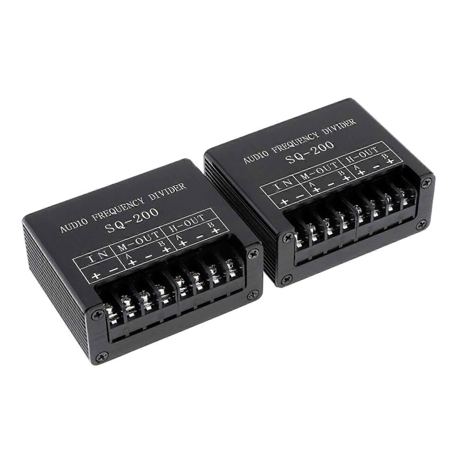 SQ200 Automotive Speaker Midrange Frequency Divider Expansion Kits Improve Sound Quality & Effects for Your Vehicles Multicolor