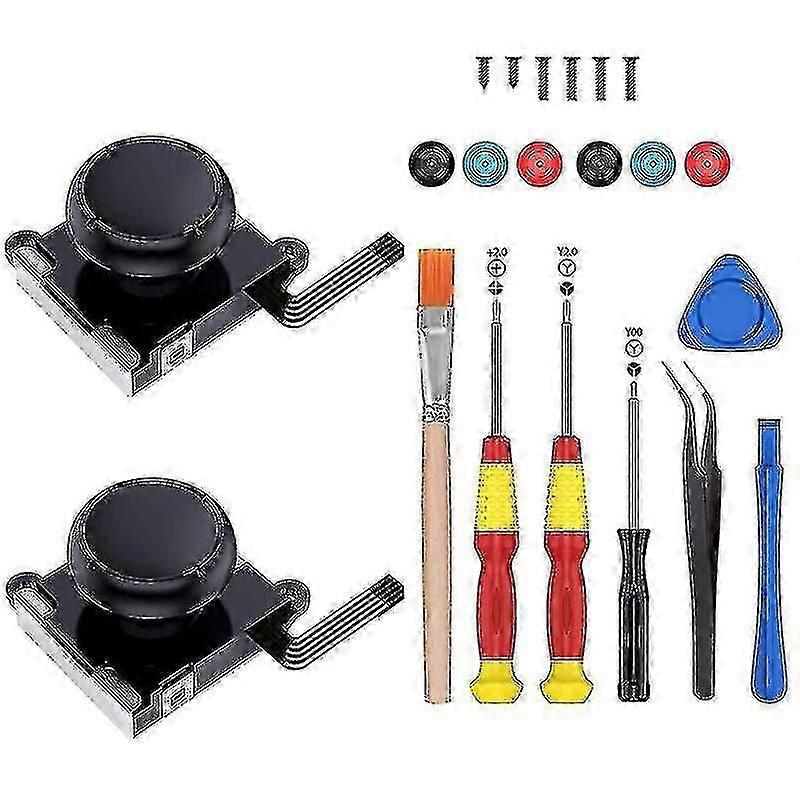 3d Joycon Joystick Replacement,analog Thumb Stick Joy Repair Kit For , Include -wing,screwdriver Hy