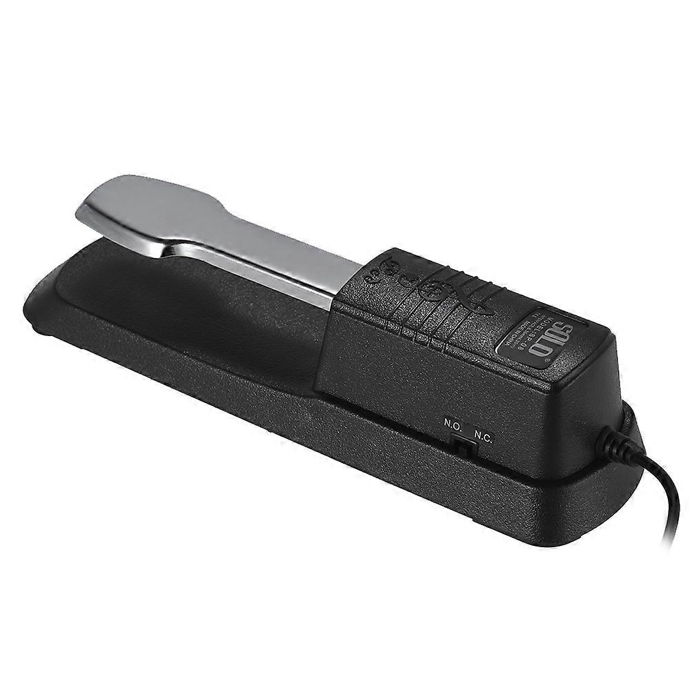 Universal Piano Sustain Pedal Keyboard Foot Damper Pedal with 6.35mm Plug for Casio Yamaha Roland Electronic Organ MIDI Keyboards Digital Pianos