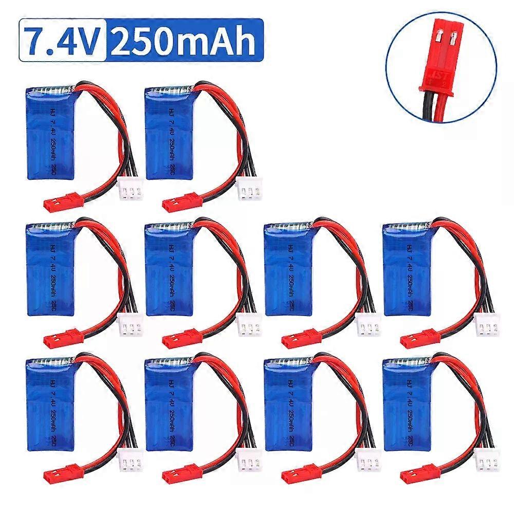 con μπαταρία αυτοκινήτων 7.4V 250mAh 25C 2S για το Orlando Hunter 1:35 RC τηλεχειριστήριο αναρρίχησης αυτοκίνητο μικρο κουνουπιών αυτοκίνητο μπαταρία λιθίου Μέρη