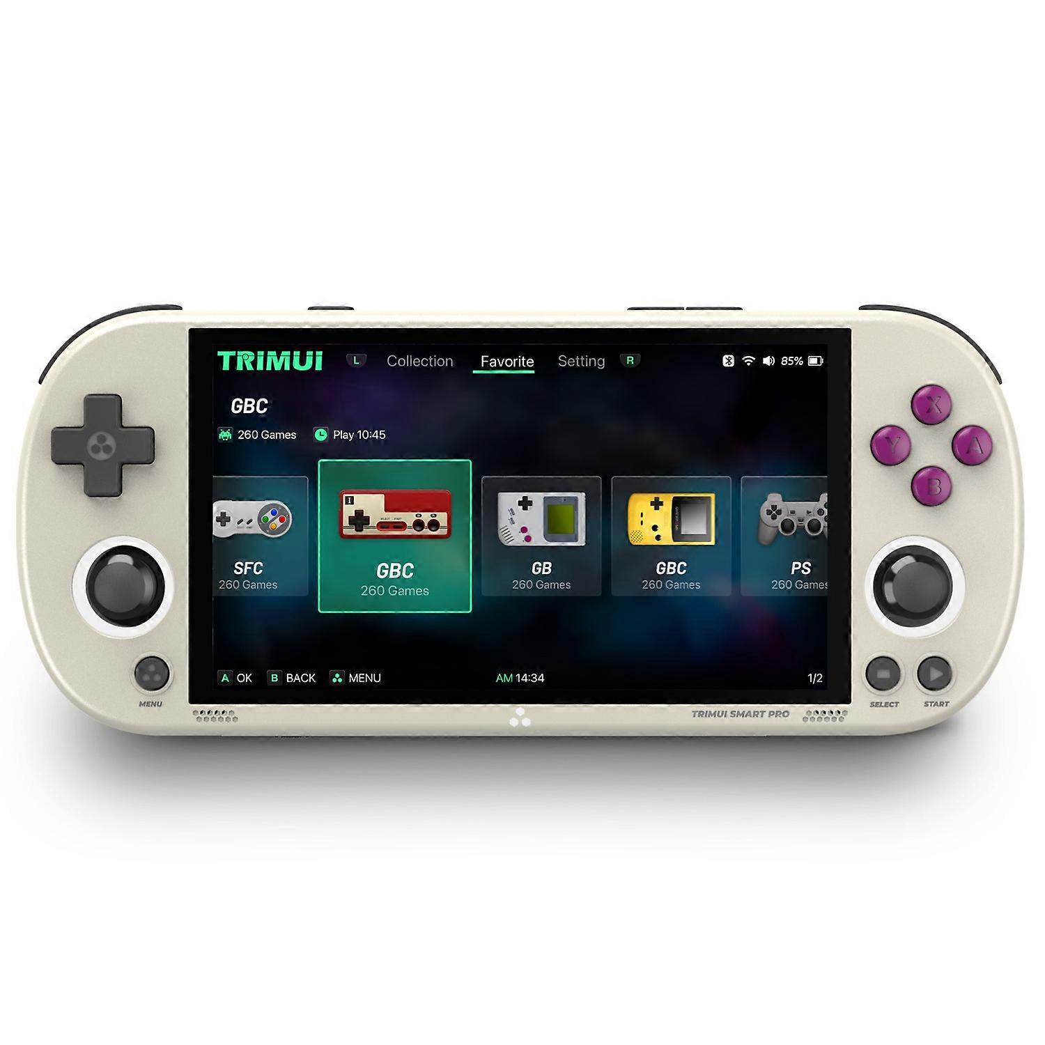 TRIMUI SMART PRO Handheld Game Console 4.96-inch IPS Screen Retro Video Game Controller (English Ver