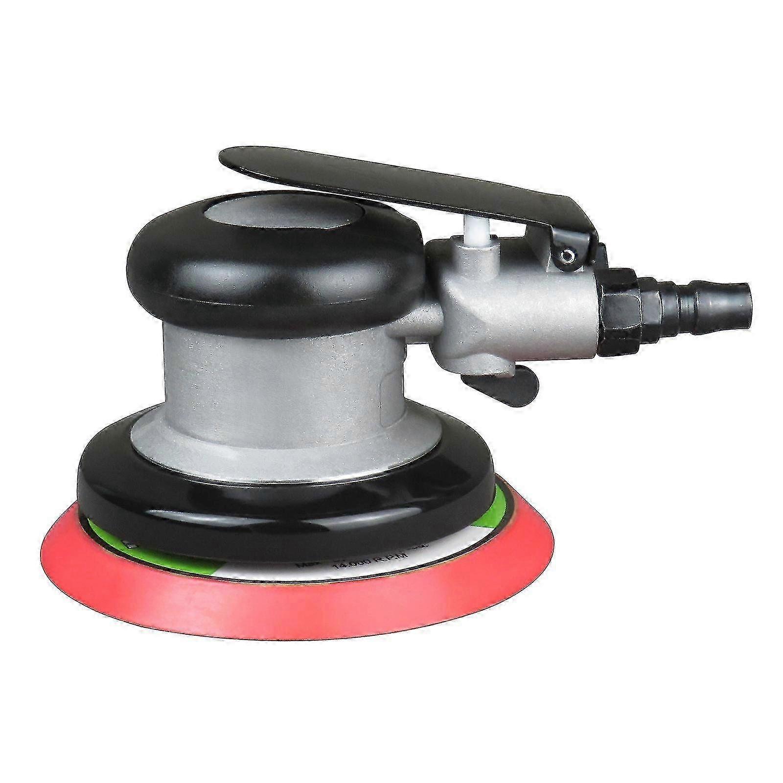 Lixadeira e Polidora Orbital Pneumática de 5 polegadas, Moedor de Palma Pneumático para Lixamento e Acabamento
