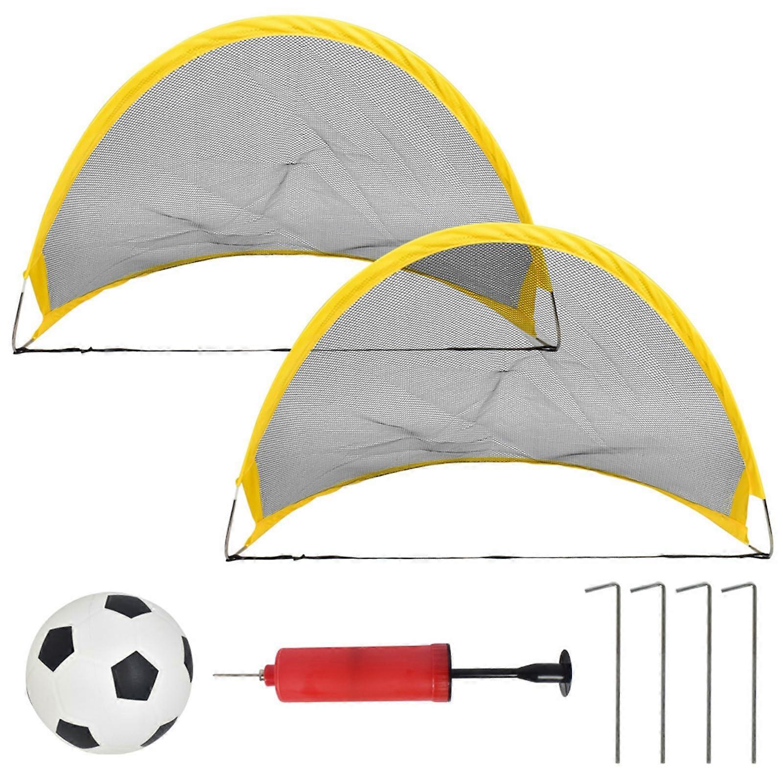 Soccer Football Outdoor Foldable Goal Net For Kids And Youth Training Equipment Easy To Use