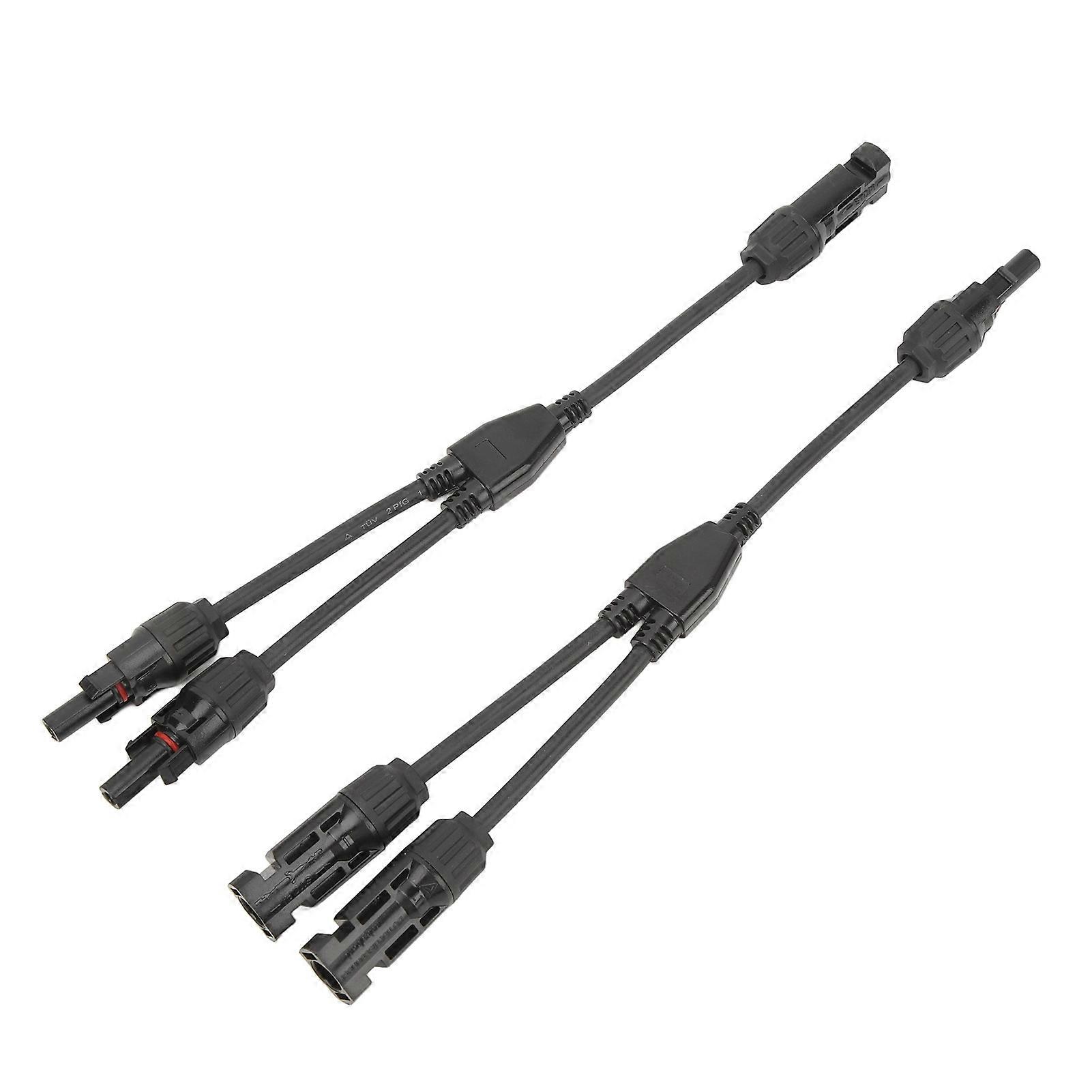 1 Pair Solar Panel Y Branch Parallel Cable 30CM MFF FMM Wire
