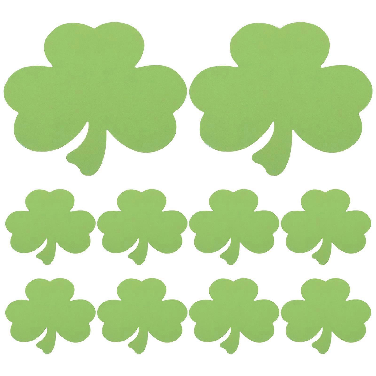 Leaf Cutouts For Bulletin Board Green Photo Props Classroom Decoration 1 Set