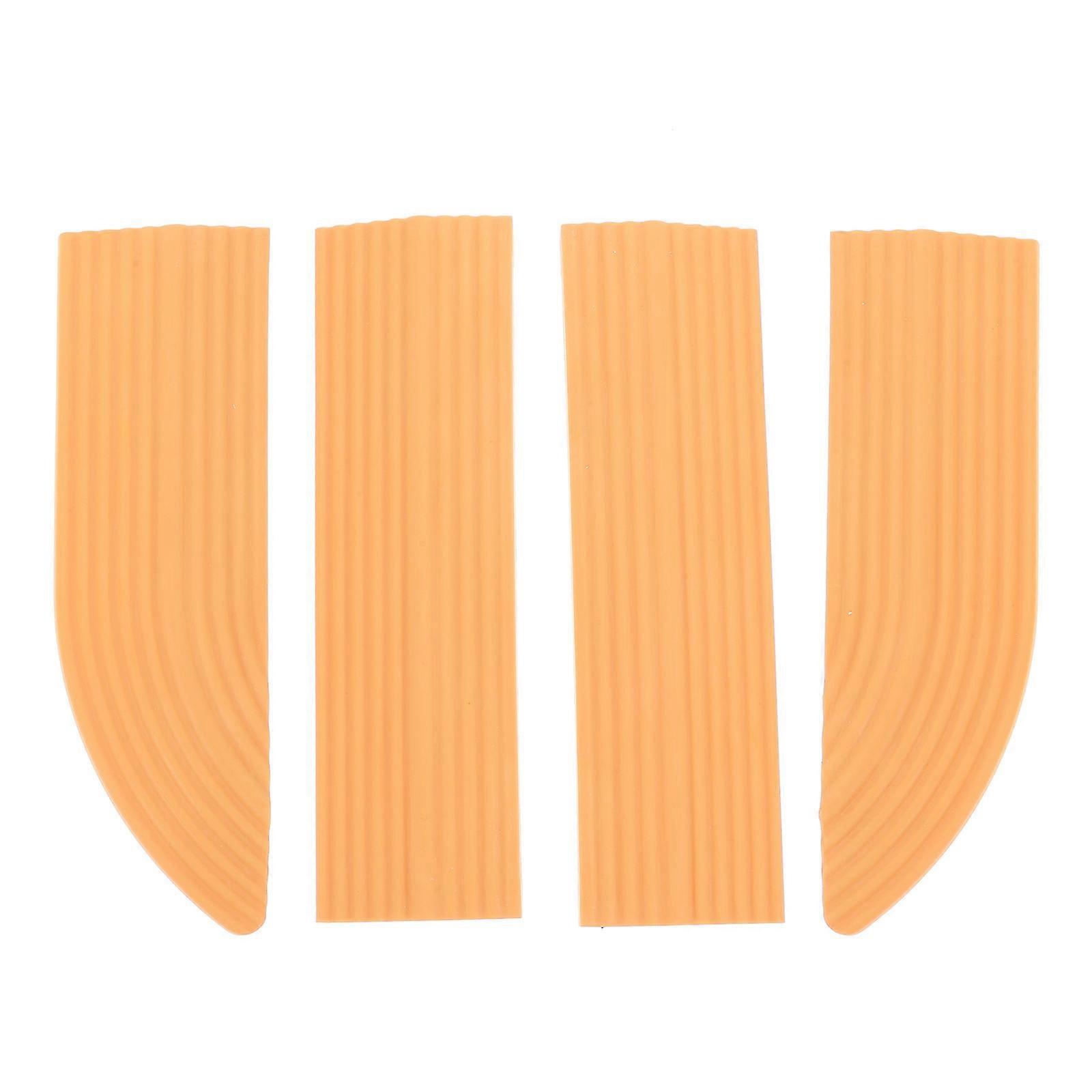 Ramp Indoor Ramp Mat Anti-Slipping Climbing Slopes and Stairs Water-Resistant High Traction 1Set Orange 68.50X5.00X1.40CM