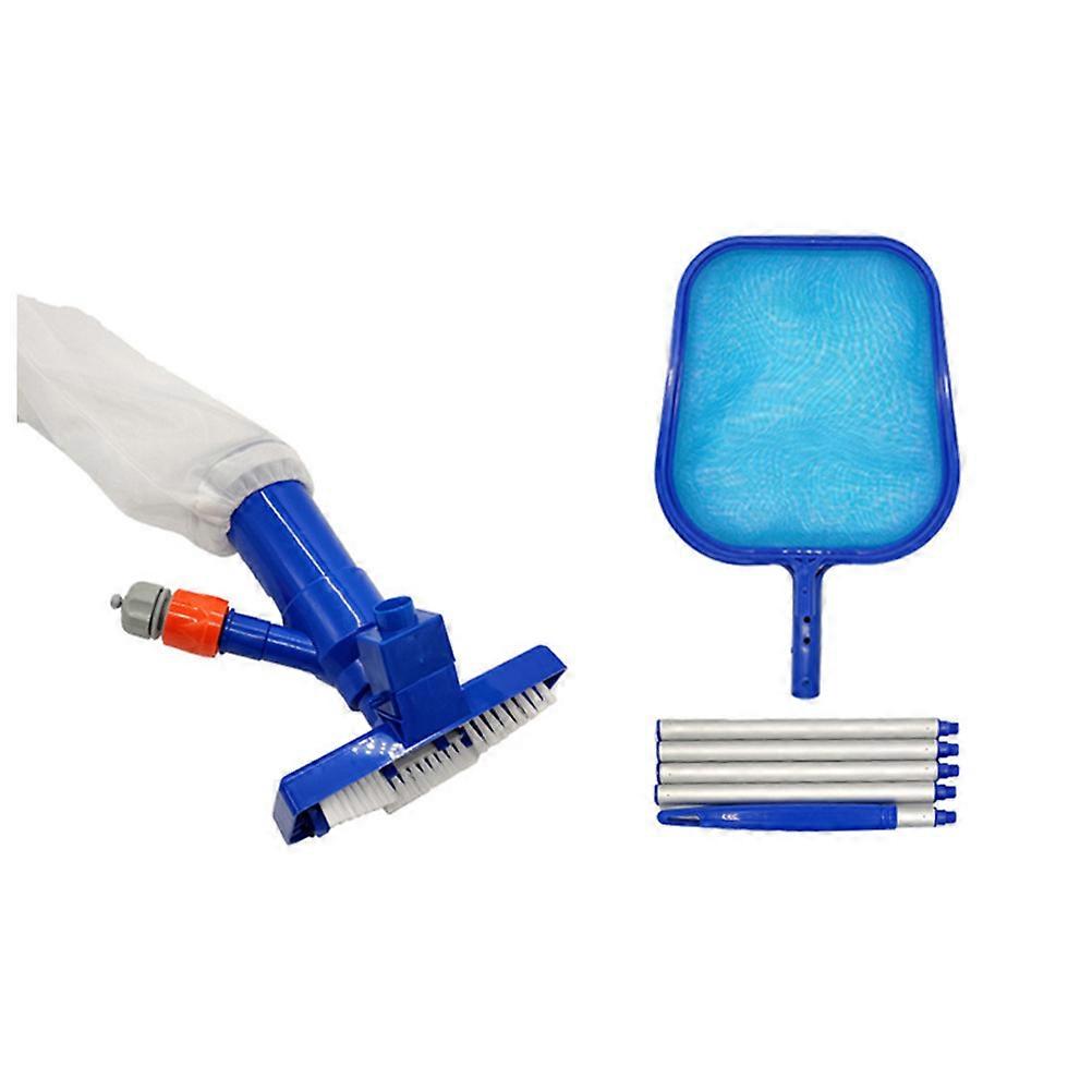 Vacuum Jet Suction Pool Cleaner with Mesh Net and Rod – Efficient Pool Vacuum Head for Fast Surface and Bottom Cleaning