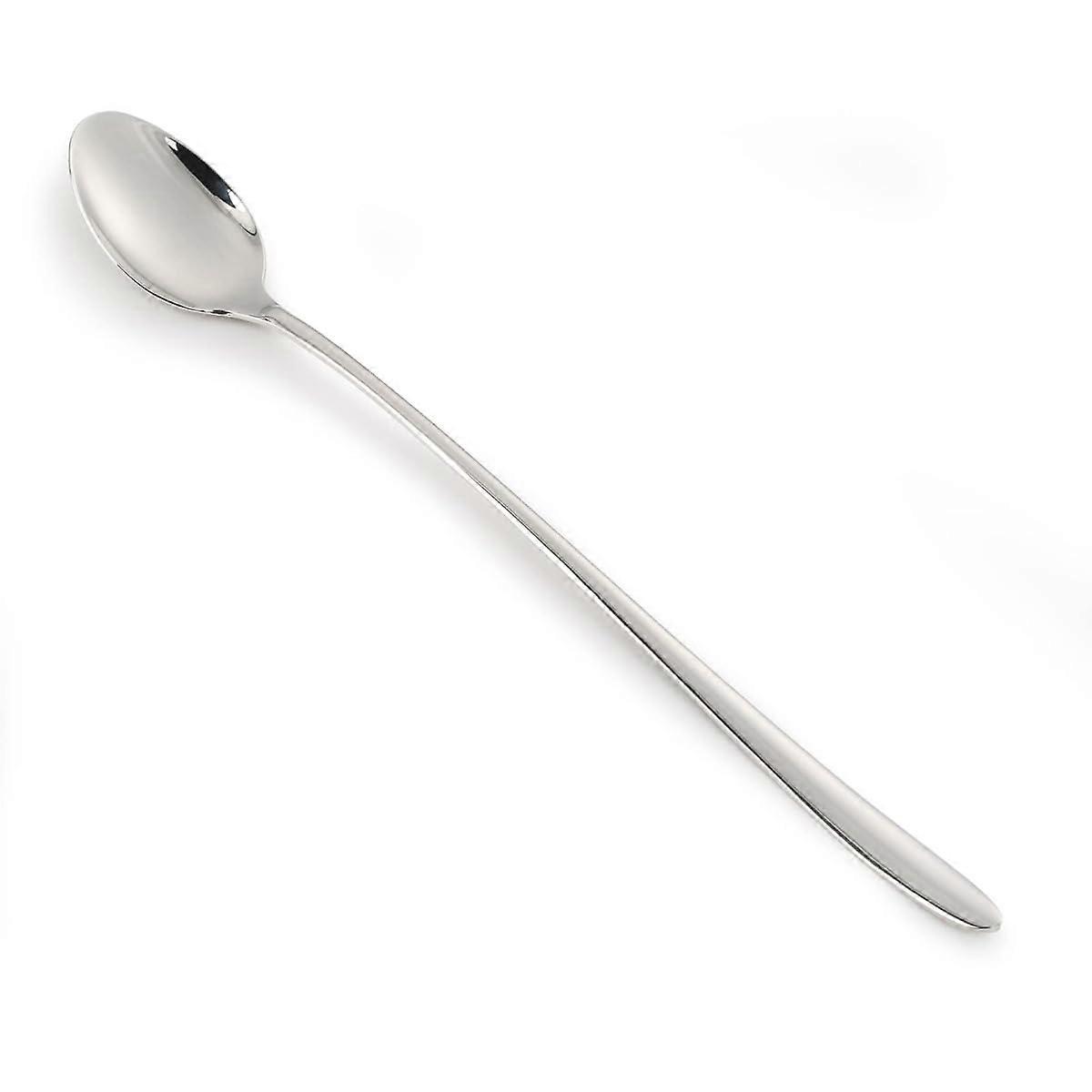 Series Berlin ice tea spoon tablespoon Monoblock made of one piece stainless steel 18/10 and 220 mm color silver