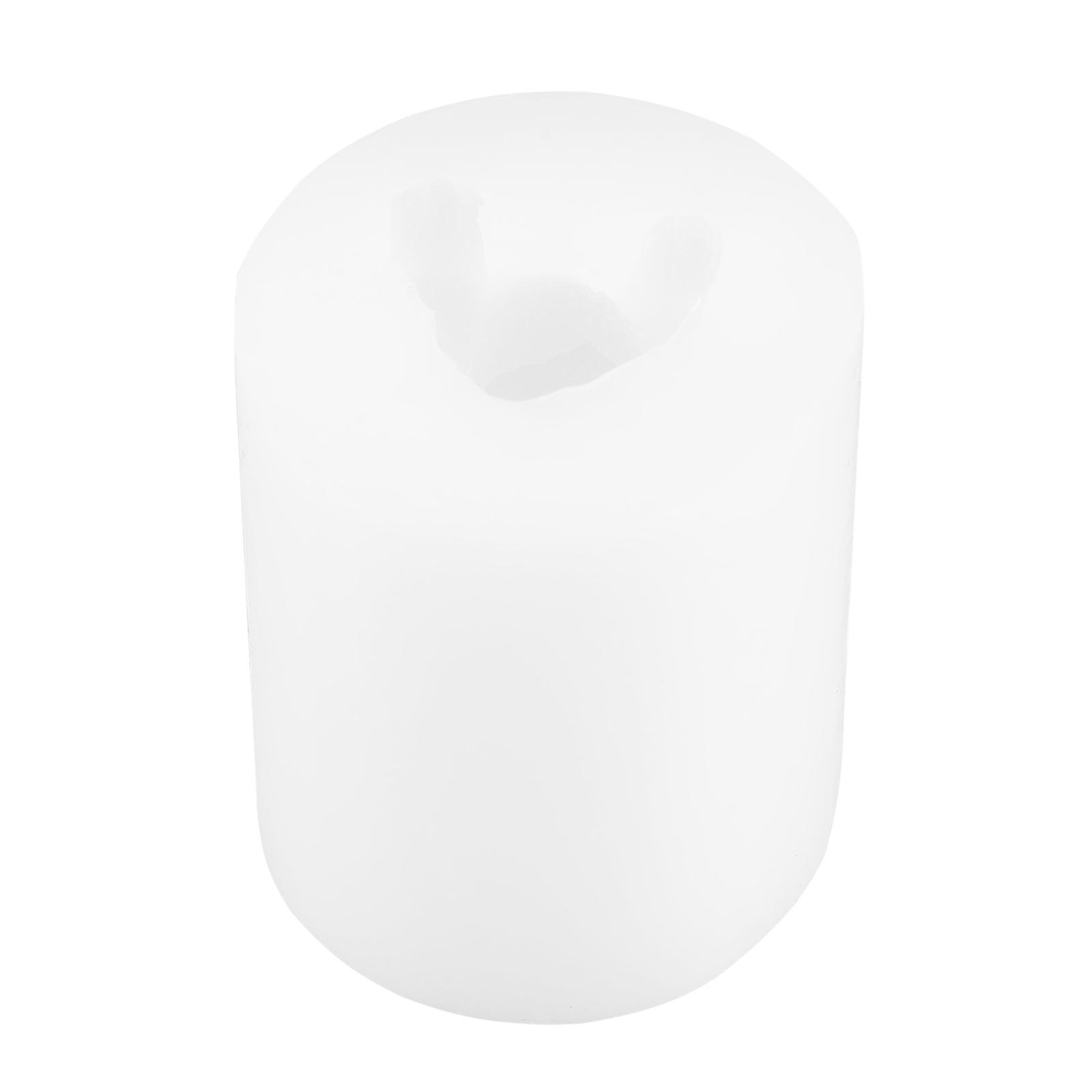 1pc White Rabbit Mold for Candles Making Silicone Rabbit Mold