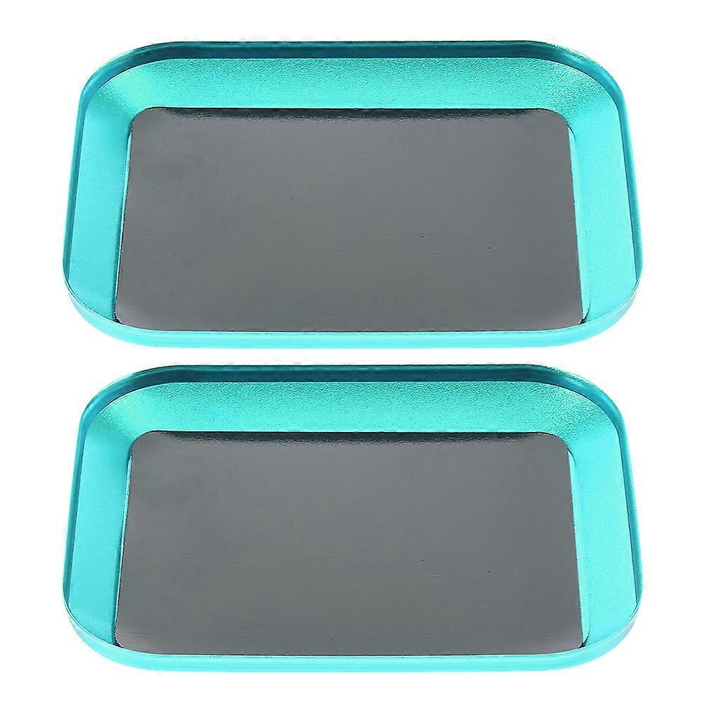 Screw Tray Magnetic Convenient Storage Home Garage Users Rectangular 10.60X8.60X1.40CM 2Pcs