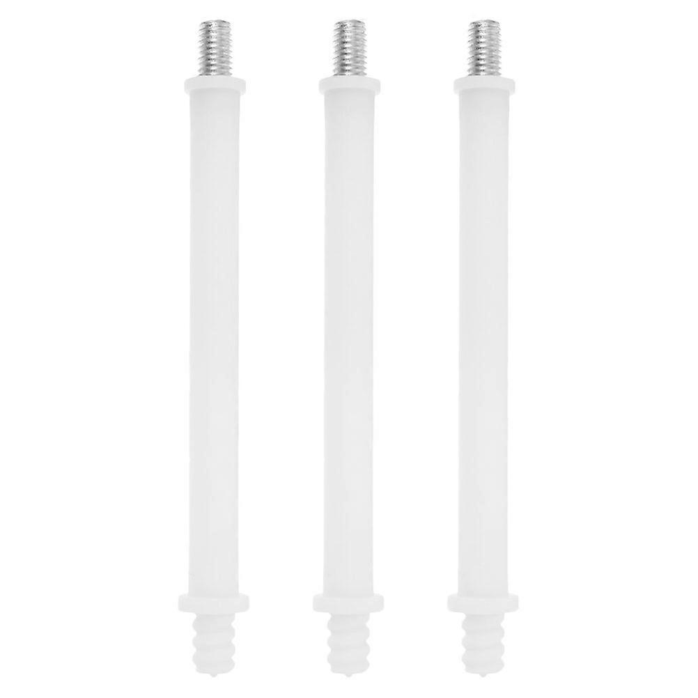 Brush Handle Grip Household Users Cylindrical Shape Plastic 3Pcs