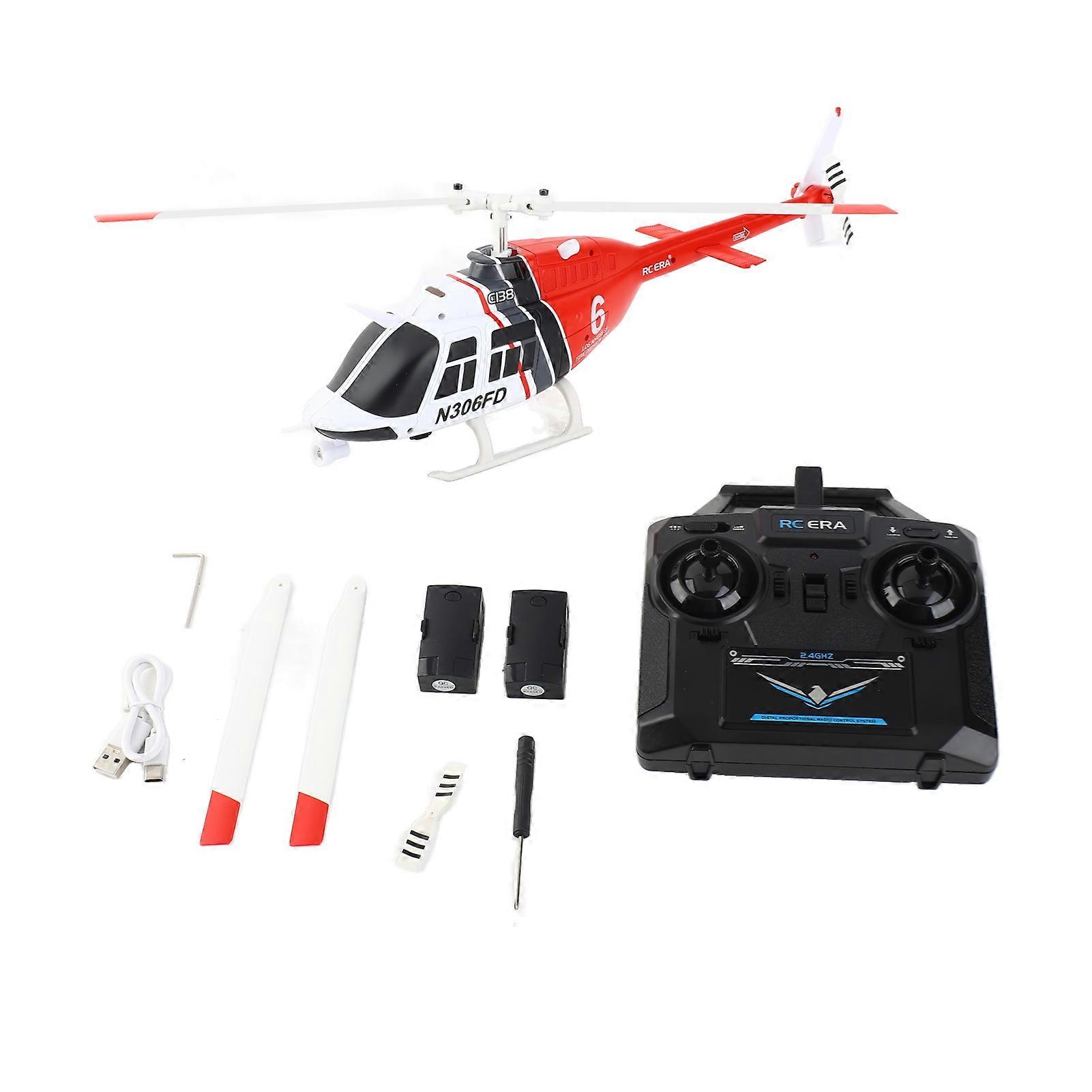 2.4GHz 4CH Single Propeller RC Helicopter with One-Click Takeoff and Landing Function, Six-Axis Gyro Stabilization