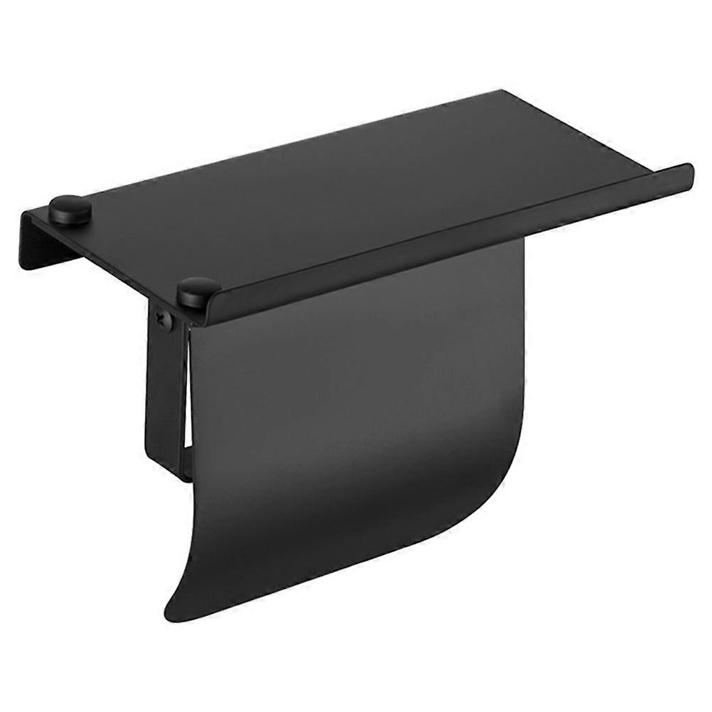 Bathroom Tissue Box Black Space-Saving Paper Storage Box for Storage Use