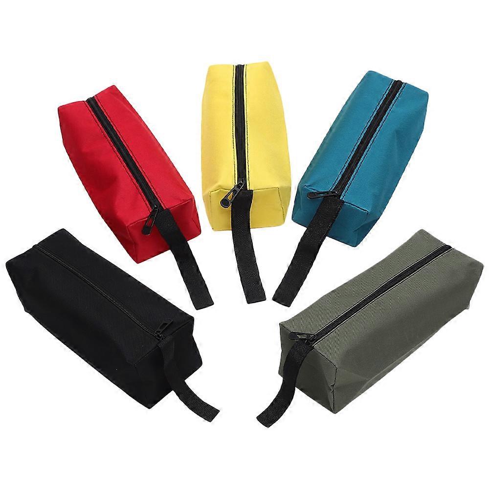 Pouch for Tool Storage Tool Pouch Multi Purpose Storage Household Use Large Blue 5Pcs