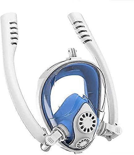 Full Face Snorkel Mask, 180 Degree Panoramic View AntiFog AntiLeak, for Adults Ref: 4759