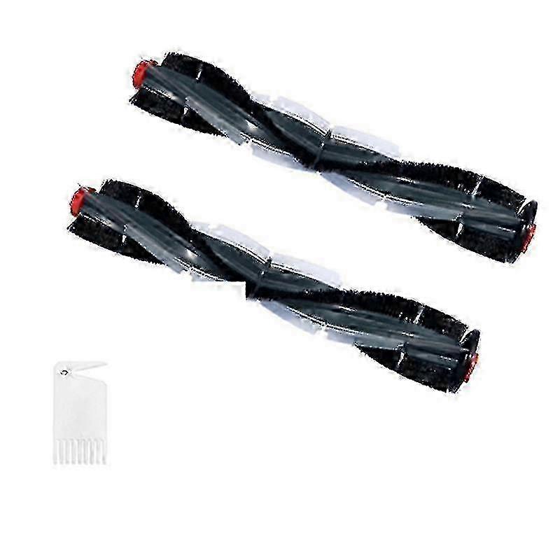 Replacement Parts for Robot Vacuum Cleaner - 2pcs Main Brush Accessories Suitable for Certain Brands in D Series Models D3, D4, D5, D6, D7