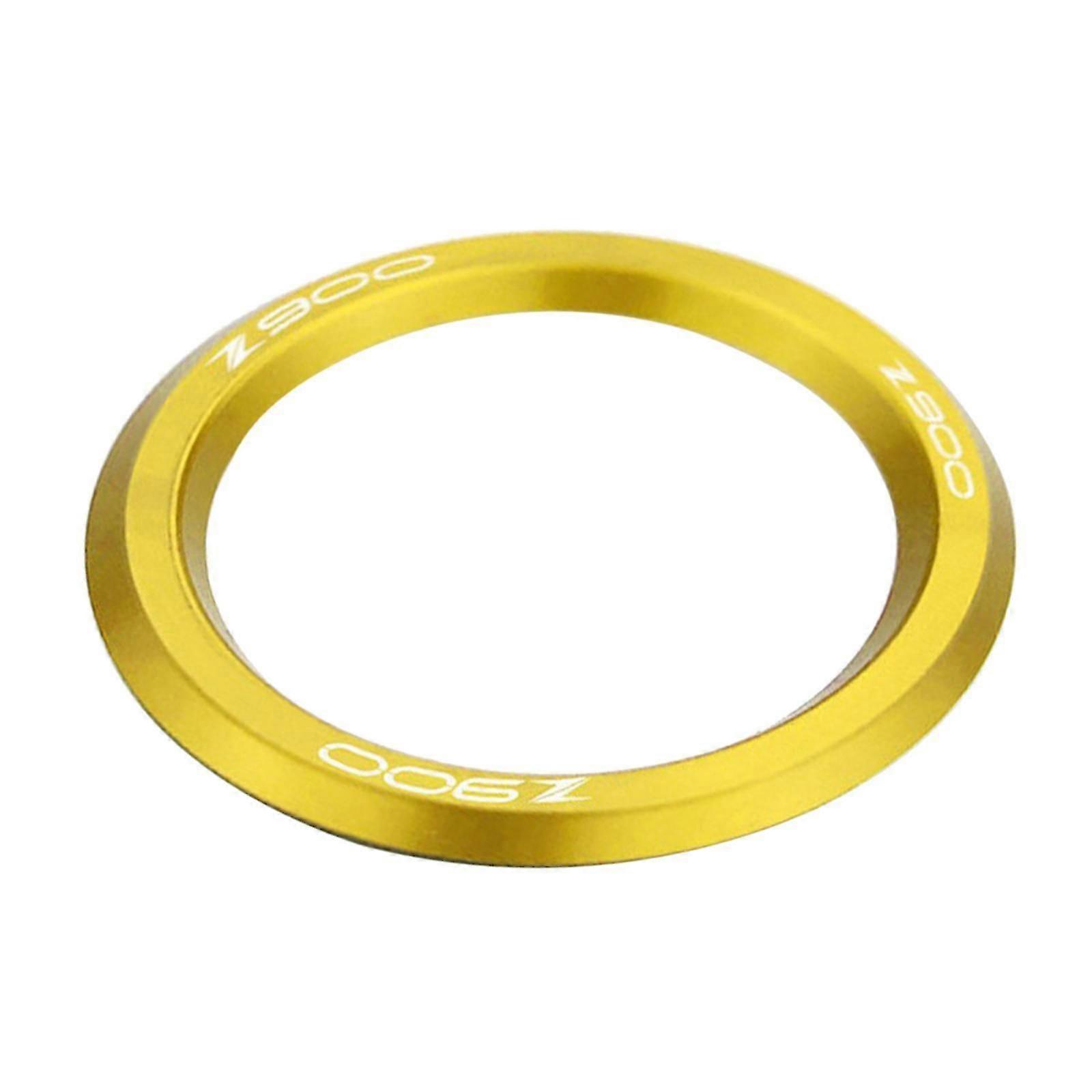 カワサキZ900 Z900RS 17-2020イエロー用イグニッションキーホールカバーサークルリング