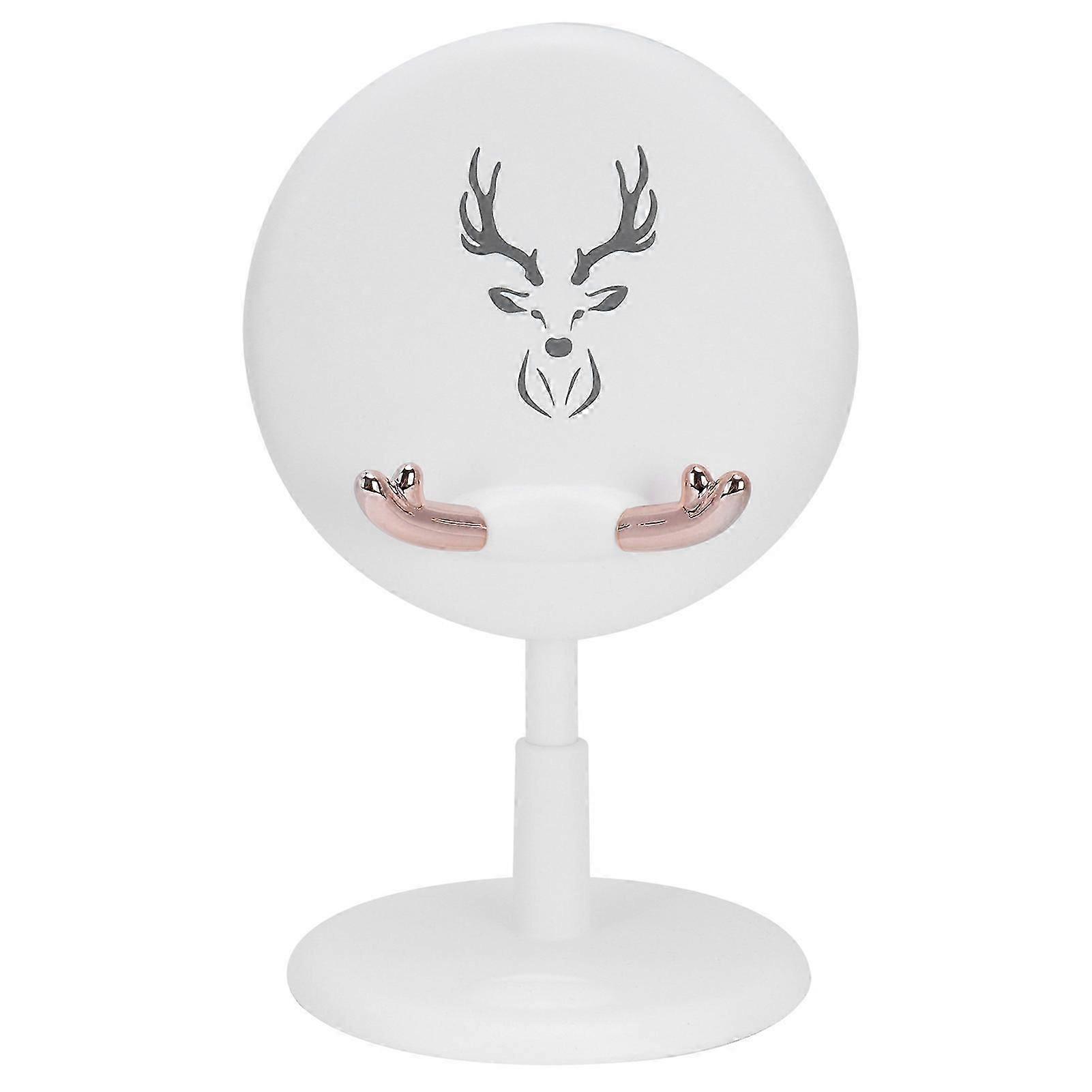 Support de téléphone portable pliable et mignon, pour diffusion en direct, blanc