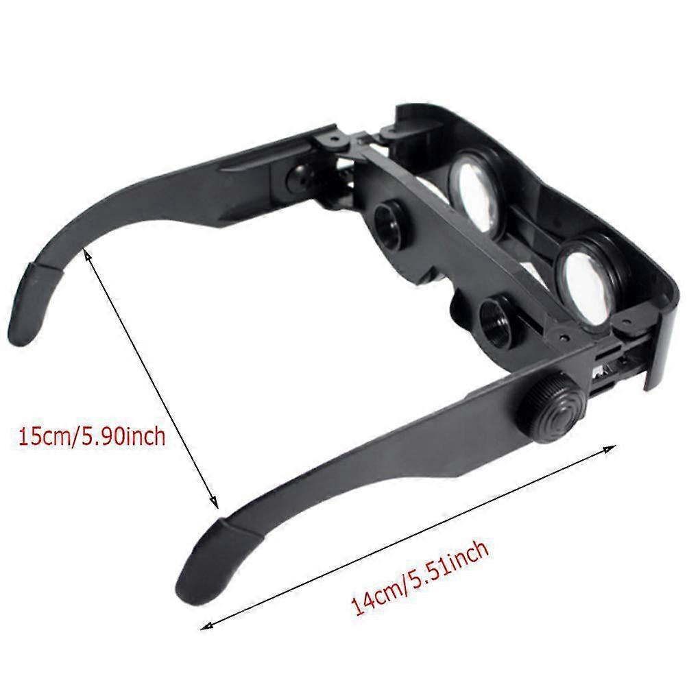 Portable Fishing Telescope Glasses Hand Free Binoculars Magnifier Adjustable Glasses