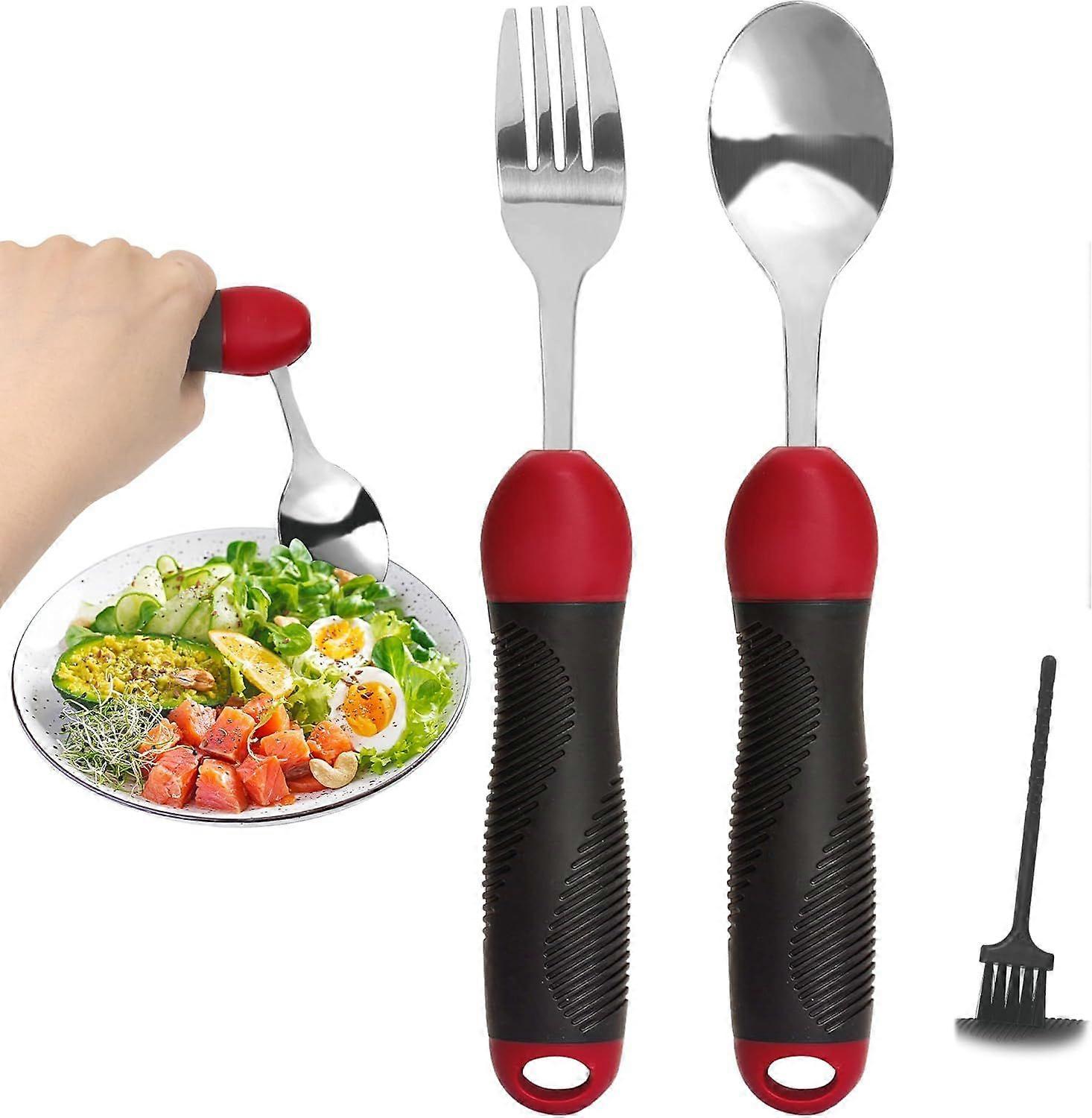 2025 Latest Model Adaptive Utensils, Weighted Specialty Utensils Spoon and Fork
