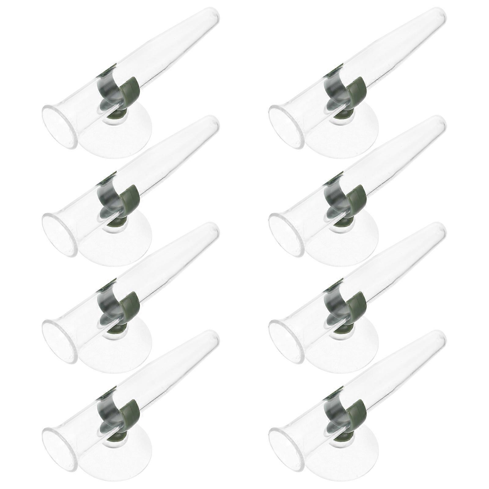 Single Stem Flower Water Buckle Storage Pipe Cylindrical TPU 8Pcs