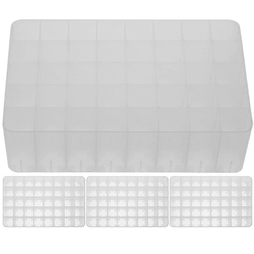 Table Marker Storage Pen Stand For School White PP Material Simple Design 4Pcs