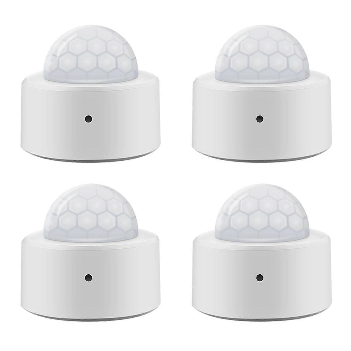 4PCS 2 in 1 Tuya Zigbee 3.0 PIR Motion Detector Security Anti-Theft Alarm Sensor Human Motion WIFI S