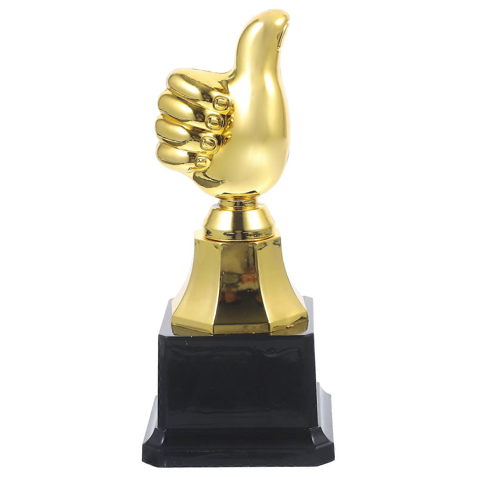 Plastic Thumb Trophy Award   Durable Reward for Parties, Competitions, Games and Achievement Recognition