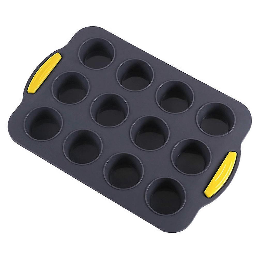 Muffin Baking Pan Cake Baking Pans Round Shape Non-Stick Bakeware Tool 1Pack