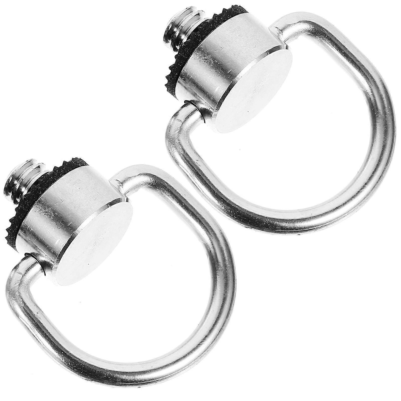 Camera Mount Screw Tripod Quick Release Plate Screw Stainless Steel 1.18X0.98X0.59in 2Pcs