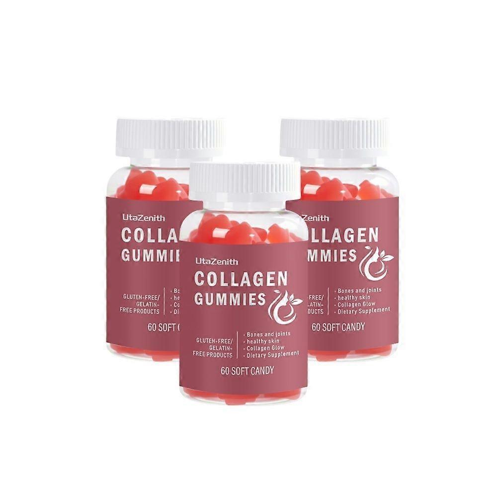 Gummies au collagène UtaZenith Vitamine D3 et K2 Now 180 unités - Forme MK-7 pour une biodisponibili