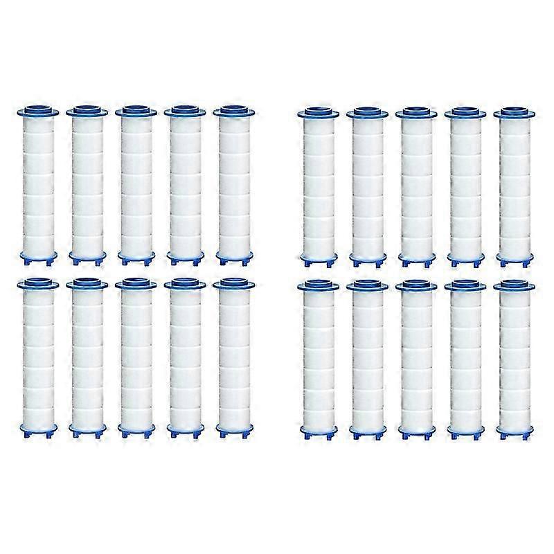 20Pcs Replacement Shower Filter for Hard Water - High Output Shower Water Filter To Remove Chlorine Edition 1023