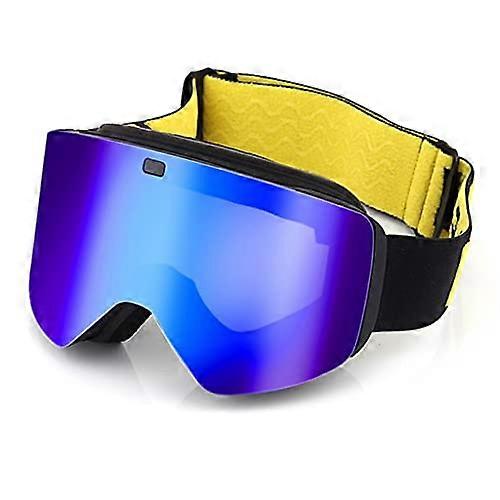 Windmilne Ski Goggles with Magnetic Double Layer Polarized Lens, Anti-Fog UV400, Unisex Snowboard Goggles for Men and Women