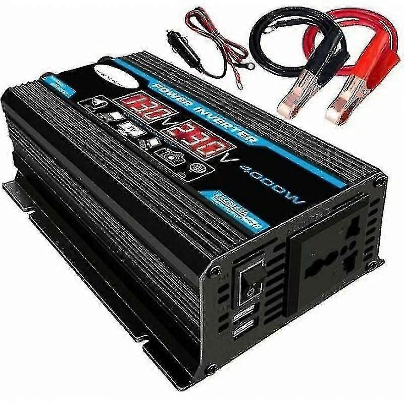 4000W 12V 220V Reiner Sinus-Wechselrichter mit EU-Steckertransformator