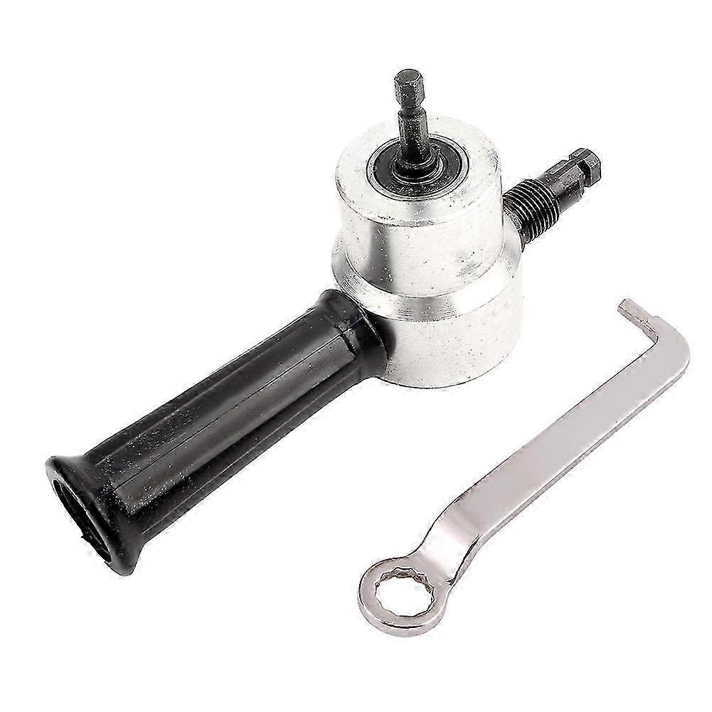 Double Head Sheet Metal Cutter Electric Power Drill Attachment Nibbler Cutting Tool Set