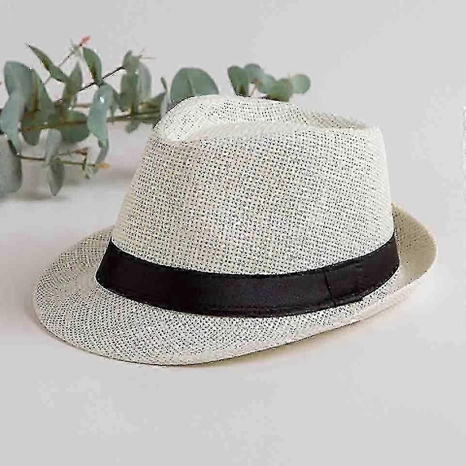 Unique Solid Straw Woman's Summer Sun Hat