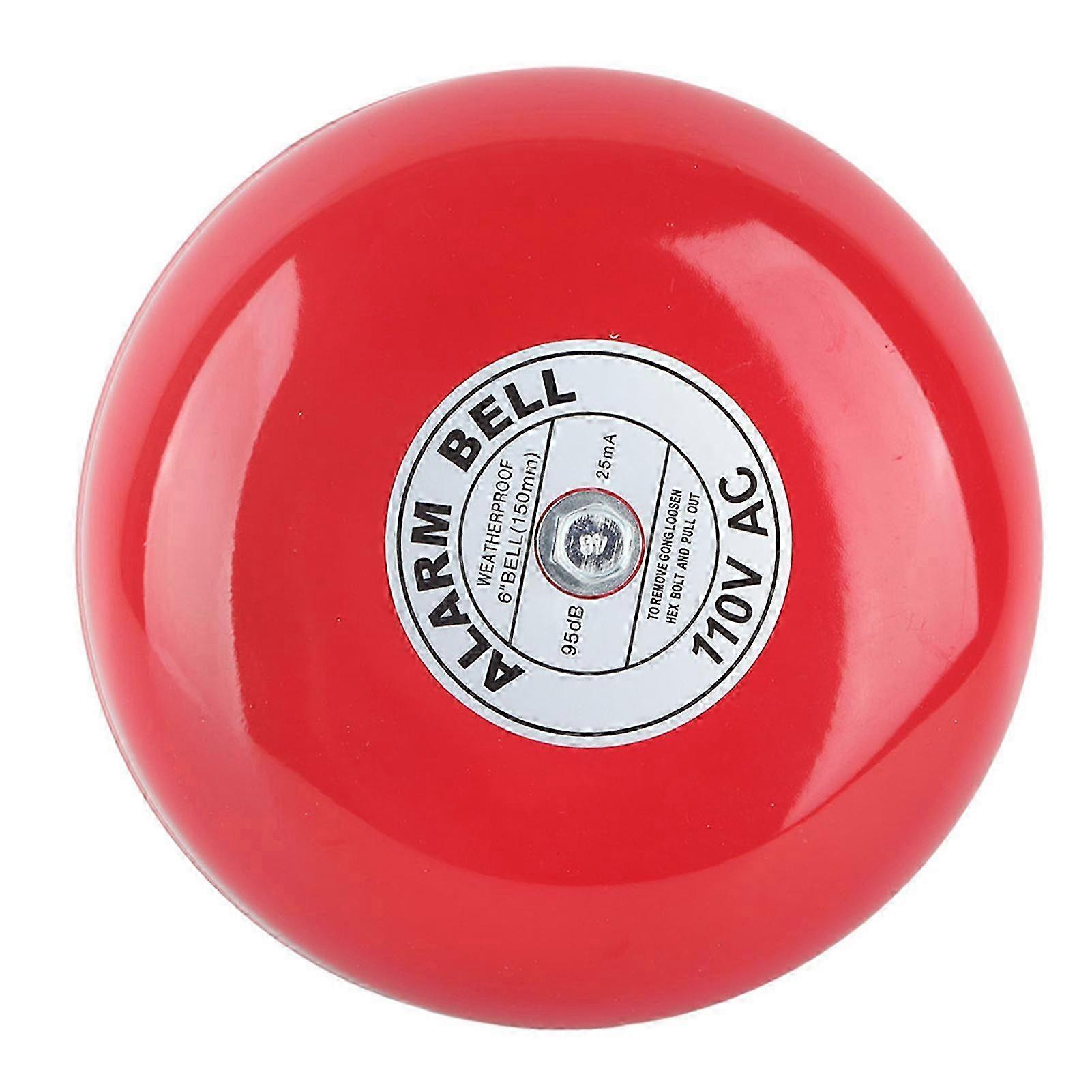 95dB Metal Electric Round Alarm Bell for School, Home, and Factory Security