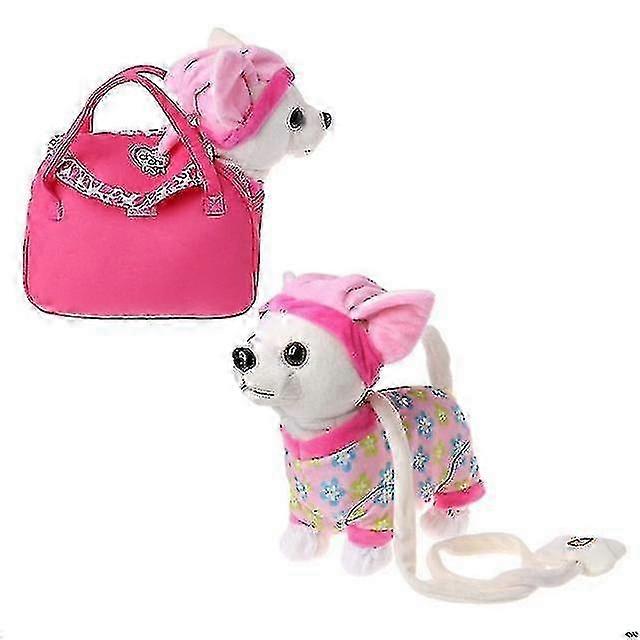 Electronic Interactive Robot Dog Toy for Kids with Bag - Singing Walking Animal Gift