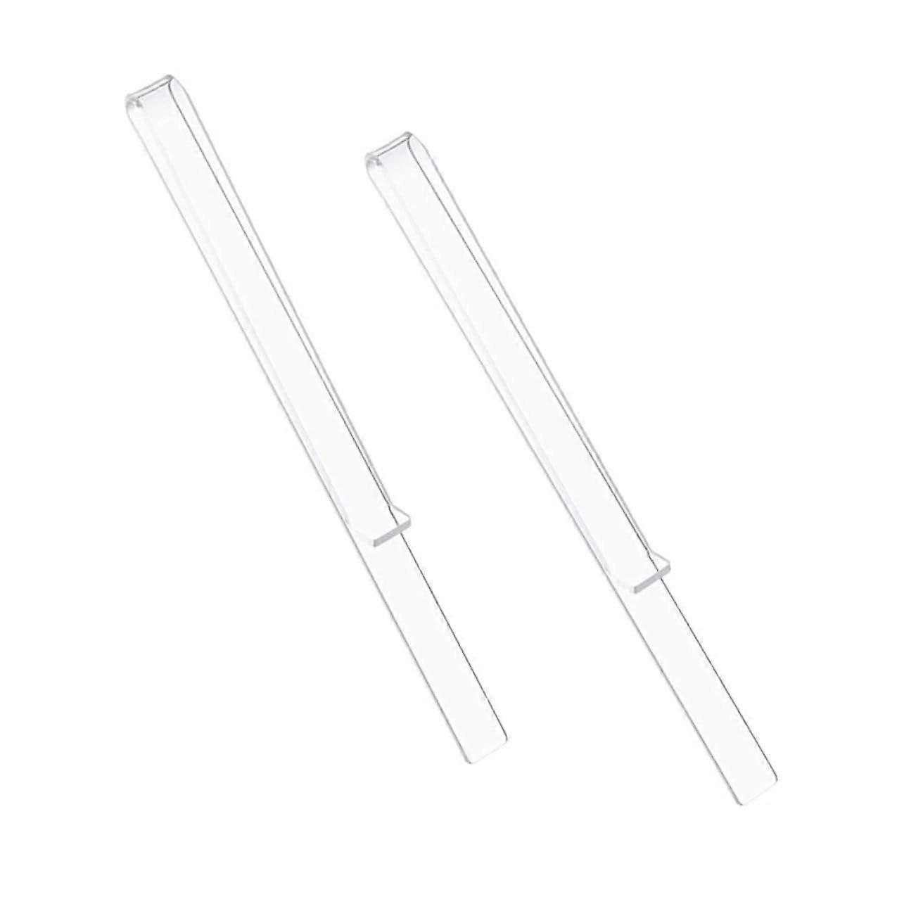 Music binder clips for music stands, portable, sturdy folder, acrylic, smooth edges.
