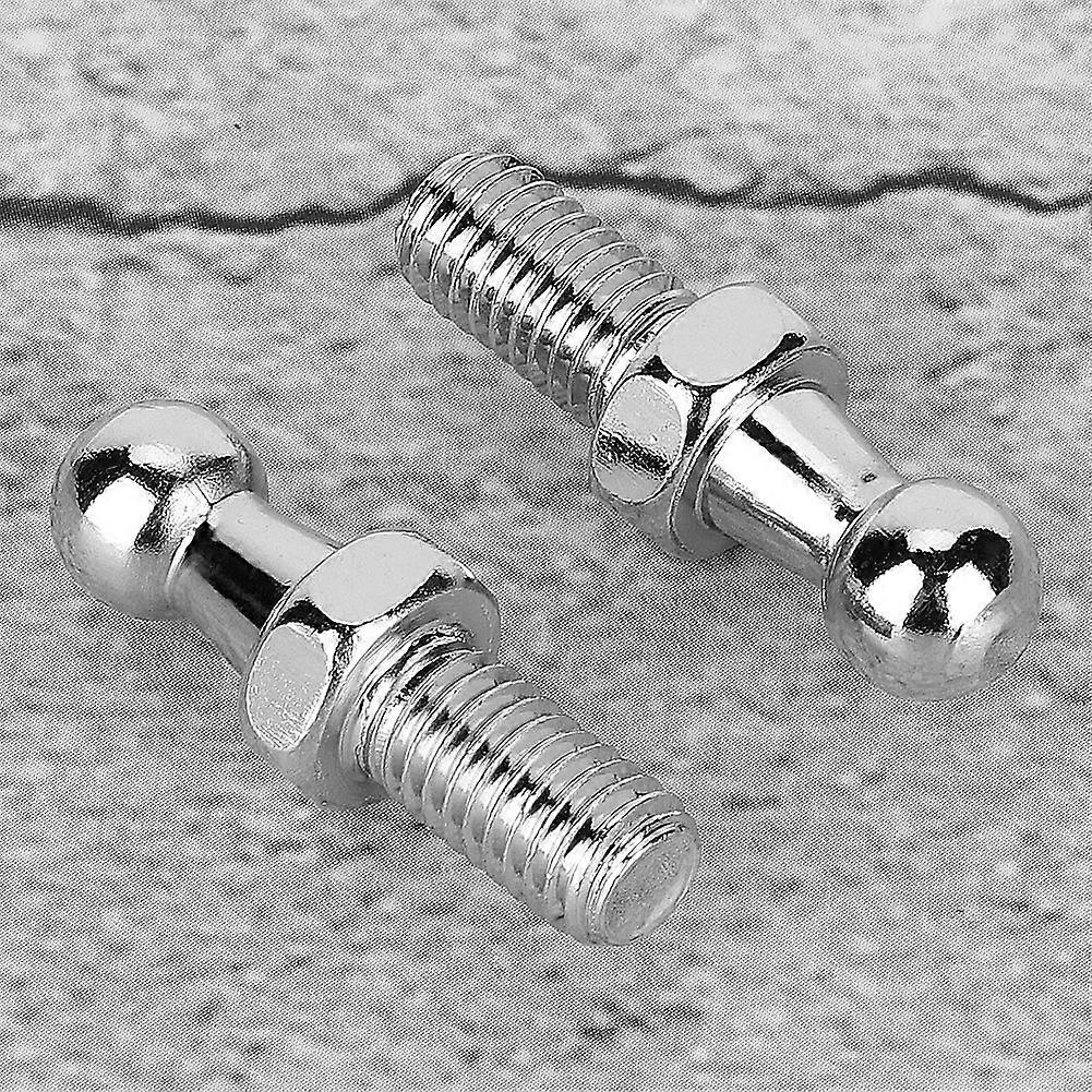 2Pcs CNC Aluminium Alloy Ball Stud Bolt for Gas Struts Ball Ended Bonnet (M6)