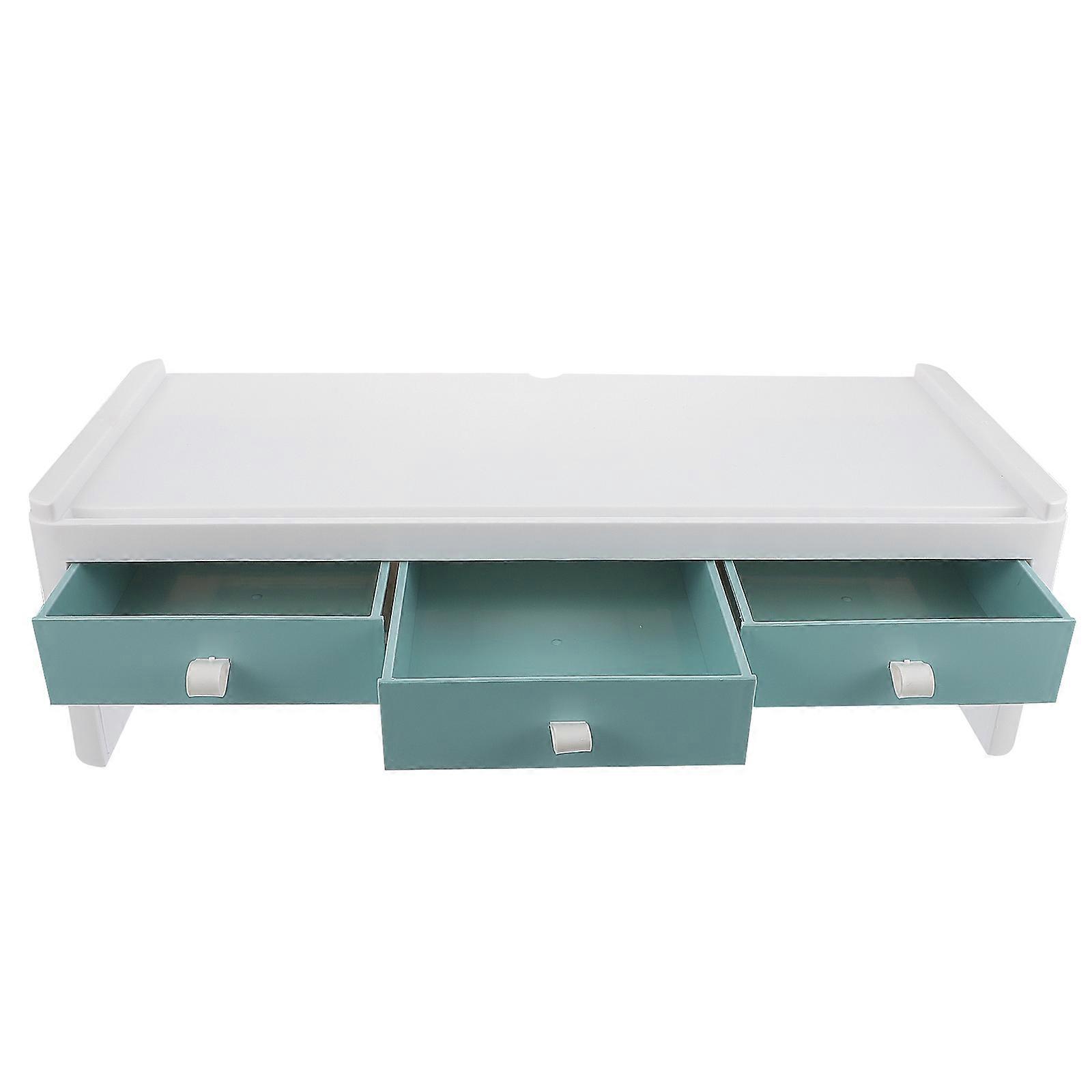 1pc Computer Heighten Rack Monitor Stand Holder Plastic Desktop Computer Rack