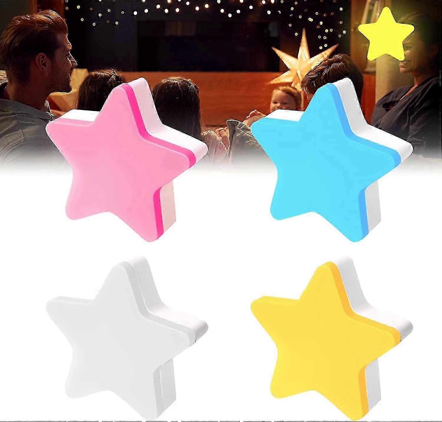 Star Moon Led Night Light Bedside Wall Remote Control Induction Cartoon Sleeping Light Children's Be