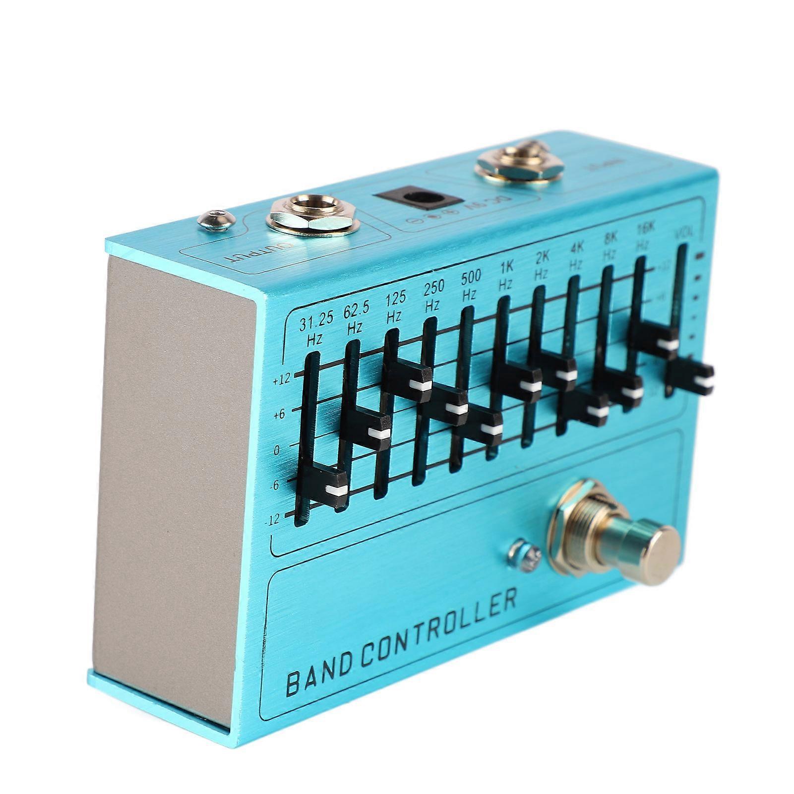 Preamplificatore EQ per chitarra a 10 bande Controller in lega di alluminio