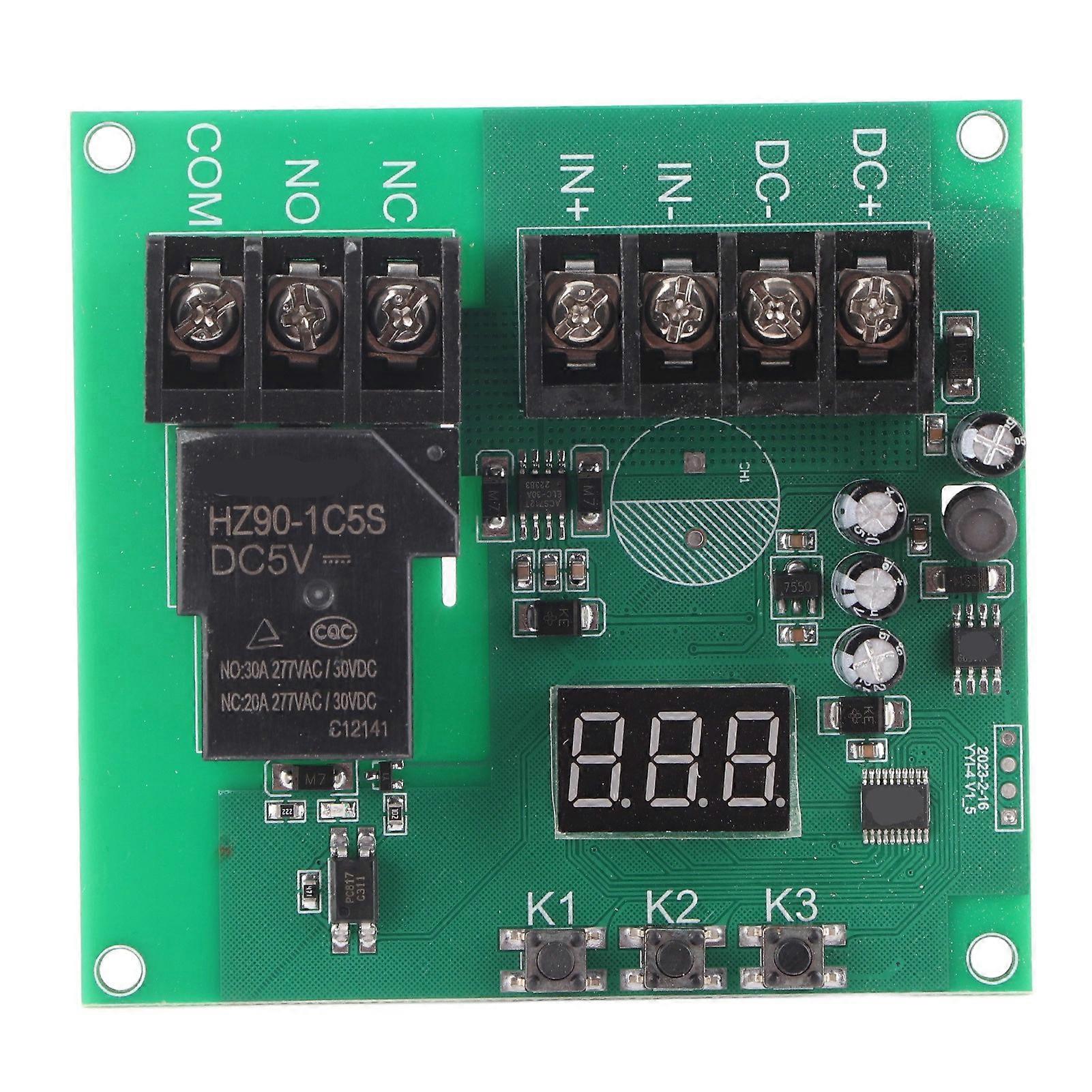 Current Detection Module Digital Display Sensor Protective Board Detector Switch DC 7‑30V