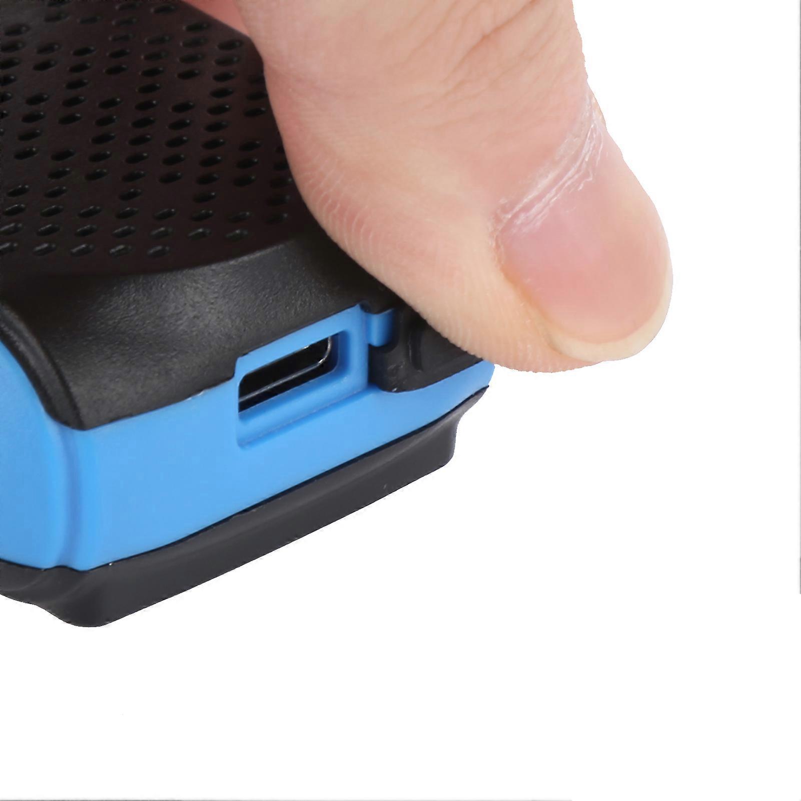 Q1 Walkie Talkie Mini Portable High Power Rechargeable with HD Screen for Hotel 100‑240VUS Plug