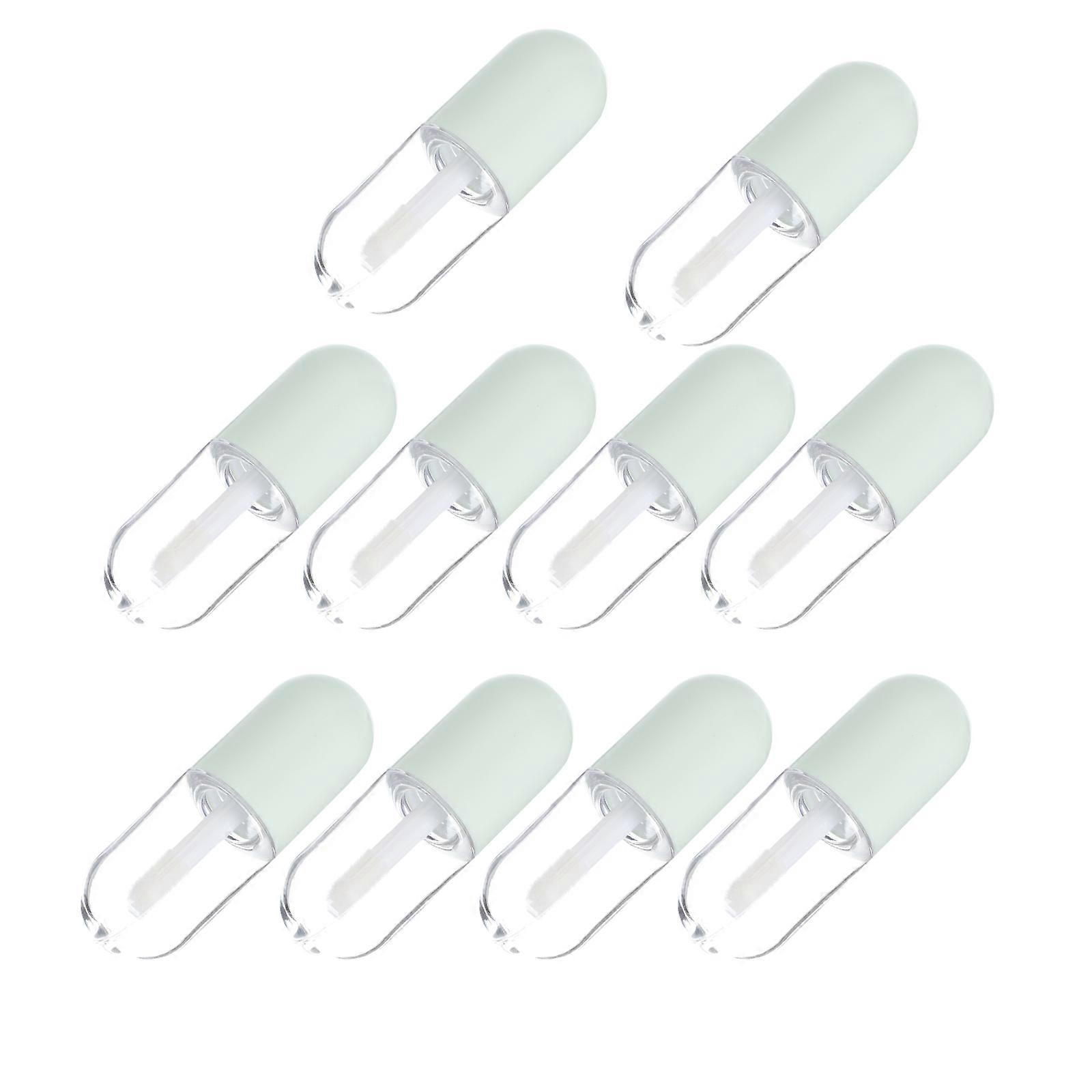 10PCS Small Lip Gloss Tubes Compact Glazes Bottles for DIY Projects