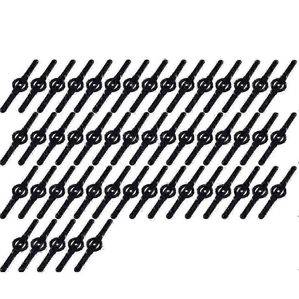 50Pcs Plastic Grass Trimmer Blades for Lawn Mower Cordless Trimmer Tool Access